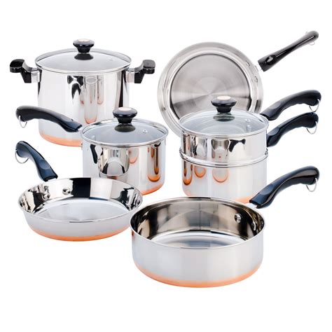 Revere® Copper Bottom 10-pc Cookware Set - Shop World Kitchen