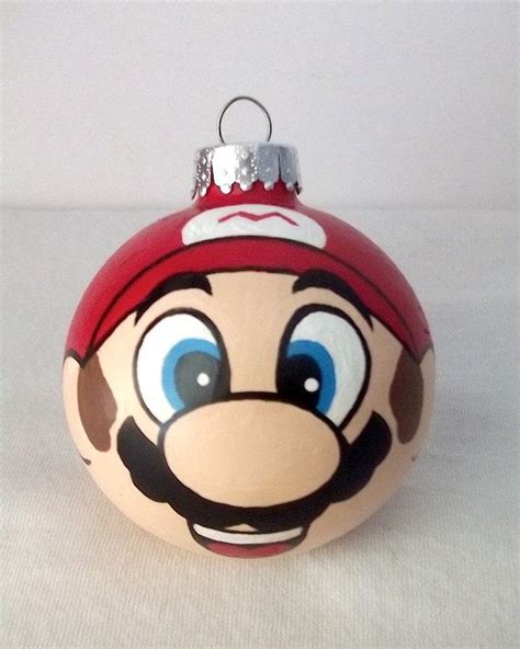 Super Mario Hand Painted Christmas Ornament Nintendo by GingerPots, $16 ...