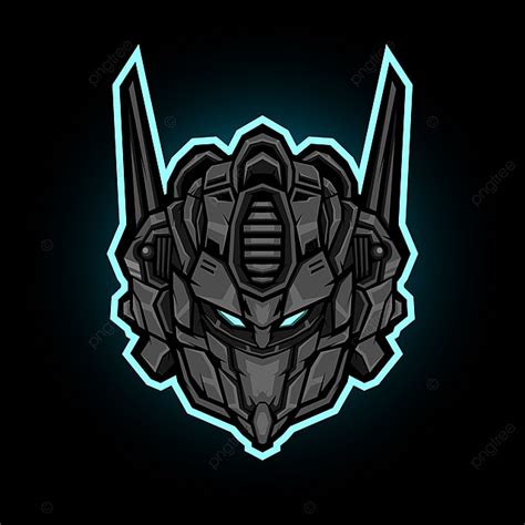 Robot Head Vector PNG Images, Robot Head Vector Illustration, Mascot ...