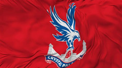 Crystal Palace Football Club Flag Seamless Looping Background, Looped ...