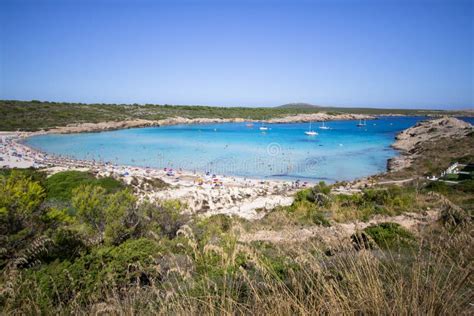 Son Parc Beach in Menorca, Spain Stock Photo - Image of holidays, ocean ...