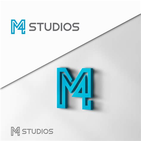 M4 Studios Logo Design | 99designs | Logo design video, Logo design ...