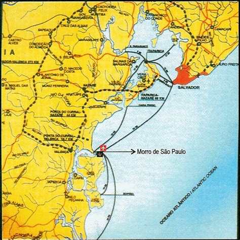 Mapas de Morro de São Paulo - BA | MapasBlog