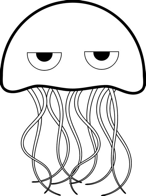 Jellyfish Coloring Pages Printable