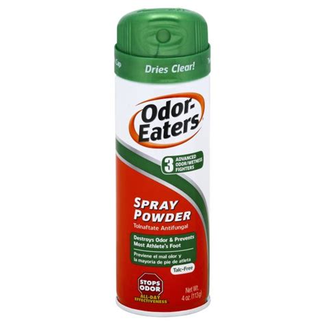 Odor Eaters Foot Spray Powder Deodorant, Anti-fungal, 4 ounces ...