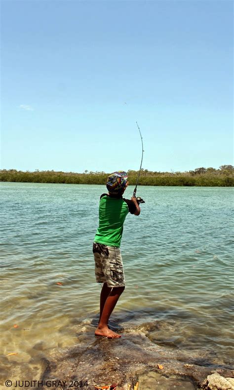 Family fishing at Crab Creek Park, Tin Can Bay