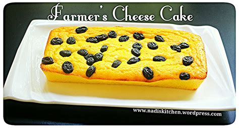 Farmer's Cheese Cake (Breakfast Cheese Cake) - Nadis Kitchen | Breakfast cheese, Farmers cheese ...