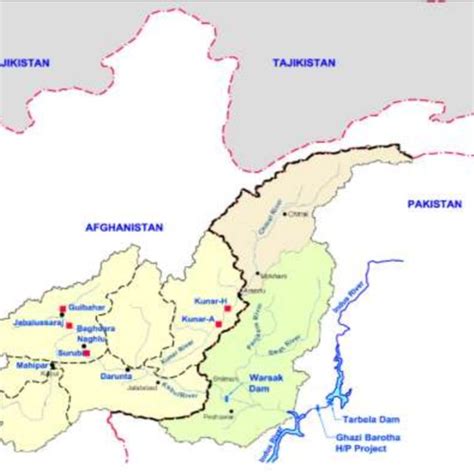 A location map of Kabul River Basin showing neighbouring countries. | Download Scientific Diagram