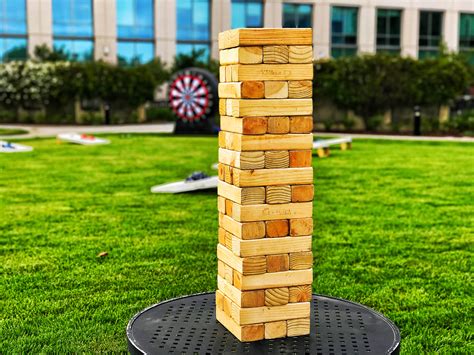 Giant Jenga Rental | Tumbling Tower Party Game | Let's Party