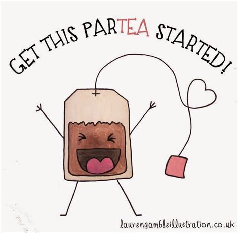 an advertisement for tea that says get this tea started