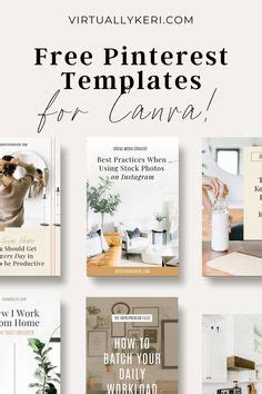 Ready to give your Pinterest pins a makeover? Use these free Canva templates to bring new life ...