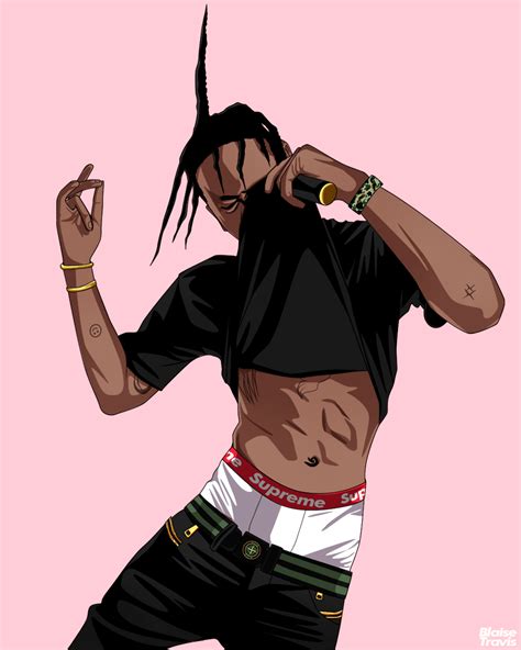 Travis Scott Cartoon Wallpapers - Top Free Travis Scott Cartoon ...