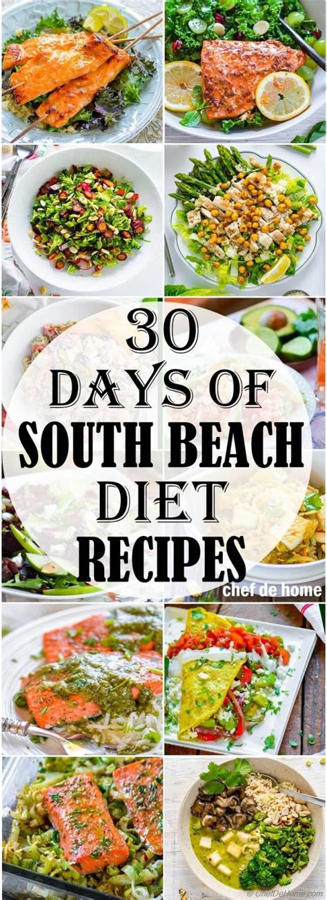 30 Days of South Beach Diet - Recipes | ChefDeHome.com