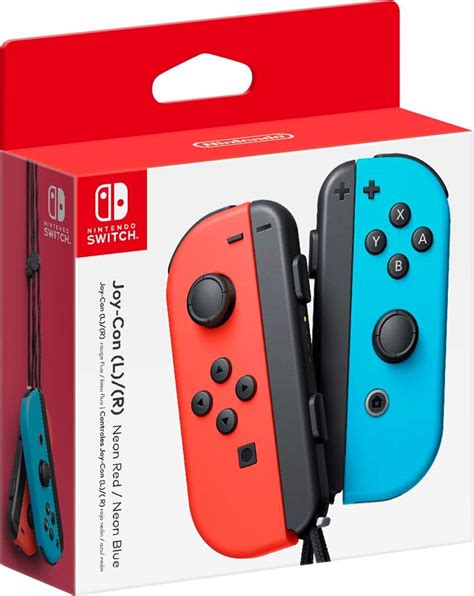 Joy-Con (L/R) Wireless Controllers for Nintendo Switch Neon Red/Neon ...