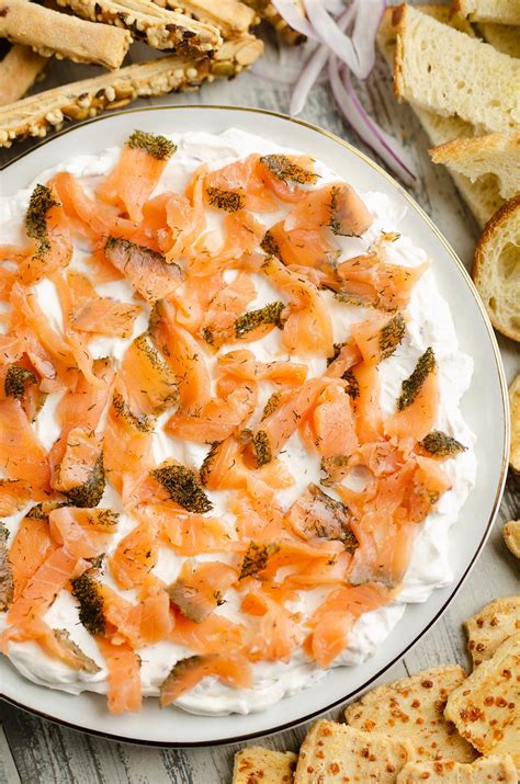 Smoked Salmon Cream Cheese Dip