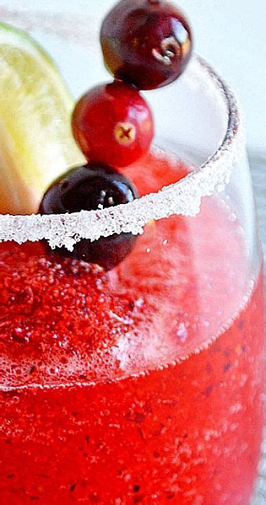 Frozen Cranberry Margarita Recipe - Give me a fork | Recipe | Cranberry margarita, Frozen ...