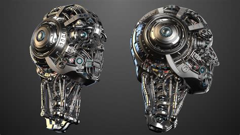 Robot head 3D model - TurboSquid 1351912