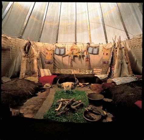 Interior of Lakota tipi | Education | Native american teepee, Tipi ...