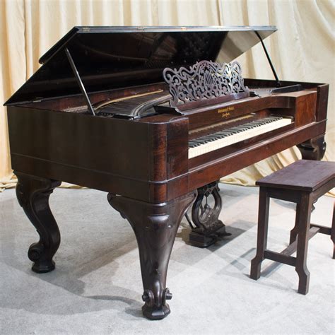 1876 Steinway & Sons Victorian Rococo Square Grand Piano - Antique Piano Shop