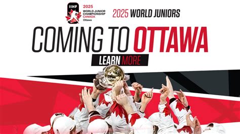 Ottawa to host 2025 IIHF World Junior Championship | Hockey Canada