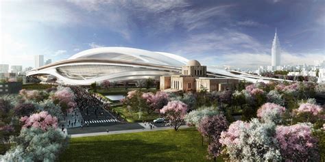 Zaha Hadid Architects Reveals Modified Tokyo National Stadium Designs ...