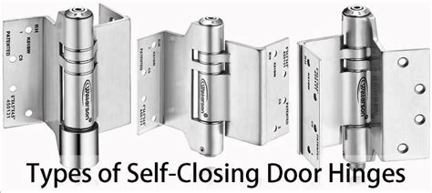 Types of Self-Closing Door Hinges – tdchinges