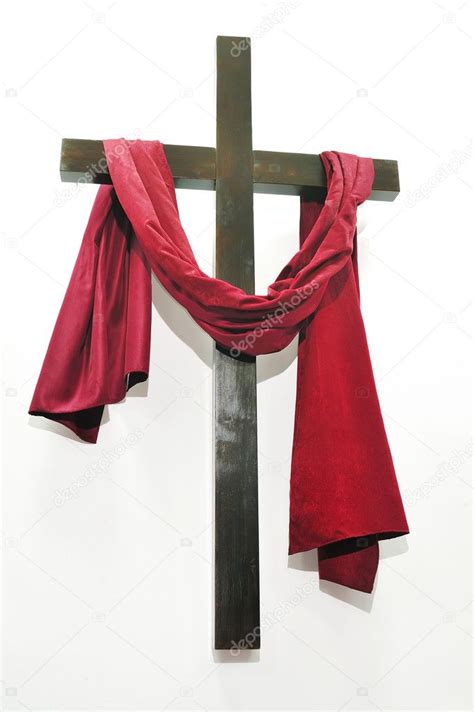 Cross on white background — Stock Photo © jordache #5012731