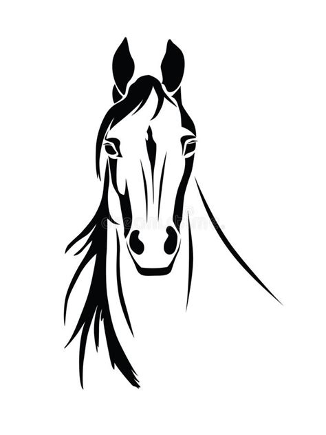 Western Horse Head Clipart Graphics