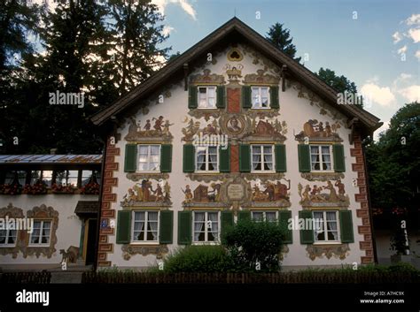 Hansel and Gretel House, town of Oberammergau, Upper Bavaria, Germany, Europe Stock Photo - Alamy