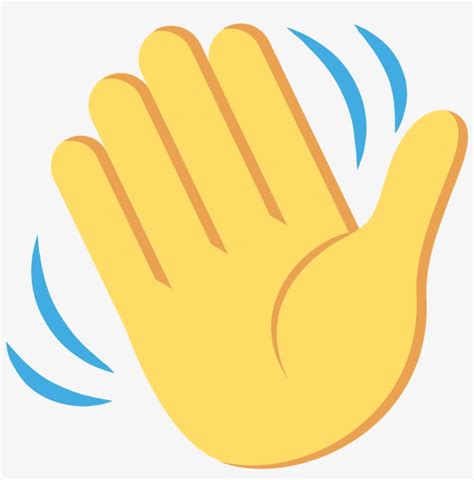 Free Download Hd Png Waving Hand Emoji Svg Png Image With Transparent | The Best Porn Website