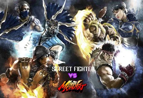 Fan-Made Street Fighter Vs Mortal Kombat Art Looks Fantastic, Gets Thumbs-Up From Ed Boon ...