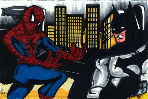 Spider-man vs Batman by RWhitney75 on DeviantArt