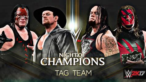 Undertaker kane Vs Undertaker Kane | Tag Team Match | WWE 2K17 Night Of ...