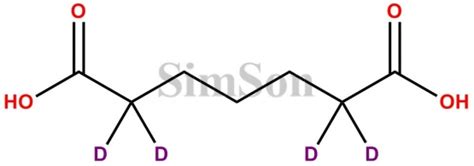 Pimelic Acid-d4 | CAS No- 19031-56-2 | Simson Pharma Limited