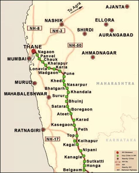 National Highway Maps | Thane Traffic Police