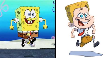 An Artist Imagines What SpongeBob Characters Would Look Like If They Were Humans / Bright Side