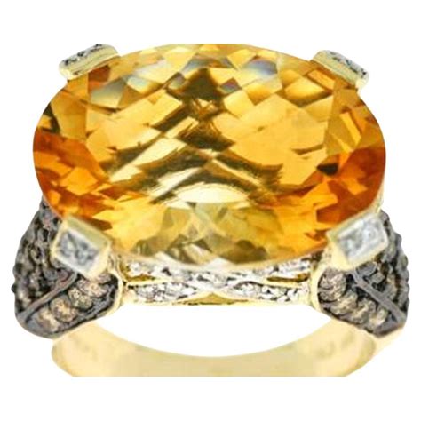 Le Vian Ring featuring Cinnamon Citrine Chocolate Diamonds, Vanilla Diamonds For Sale at 1stDibs ...