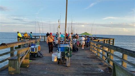 Surf City NC fishing pier 13 October 2014. Very serious fishermen. | Surf city nc, Pier fishing ...