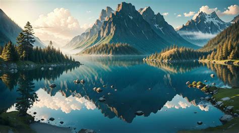 Serenity and peace with this breathtaking 4K wallpaper depicting a ...