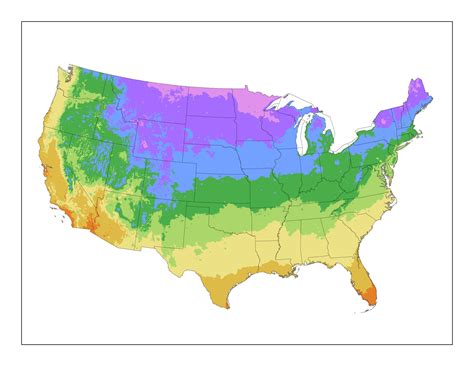 USDA Plant Hardiness Zone Map – Maya Gardens, Inc.