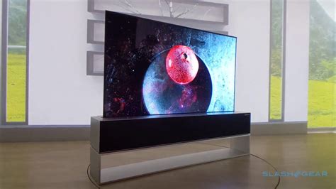 LG rollable TV at CES 2019 - LG Signature OLED TV R - YouTube