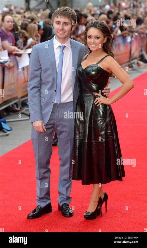 James Buckley and Clair Meek arriving at The Inbetweeners 2 World Premiere, Vue Cinema ...