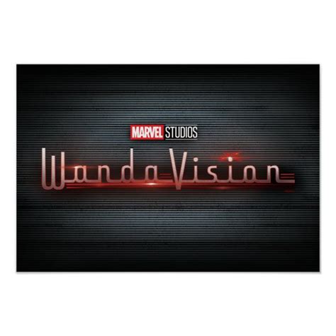 WandaVision Logo Poster | Zazzle | Poster, Marvel studios, Custom posters