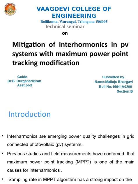 Project Seminor | PDF | Power Inverter | Photovoltaic System