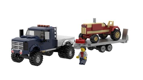 LEGO IDEAS - Flatbed Truck With Trailer