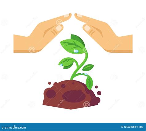 Protection of Environment, Careful Attitude To Nature and Natural Resources. Stock Vector ...