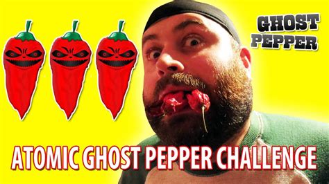 THREE Ghost Peppers Challenge - YouTube