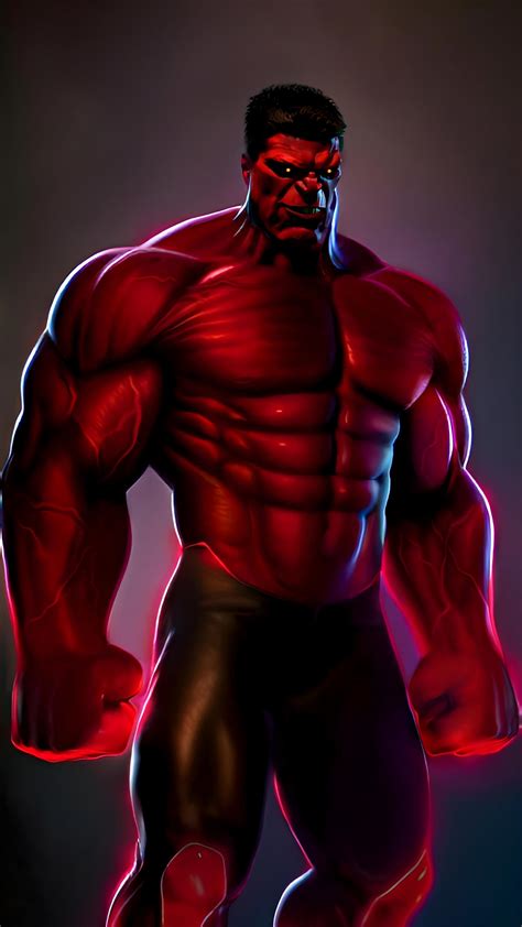 Red Hulk (Thunderbolt Ross) Concept Art #2 by MarceloSilvaArt on DeviantArt