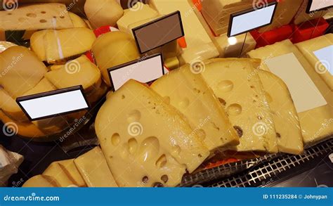 Various Types of Cheese and Milk Products Stock Photo - Image of products, holland: 111235284