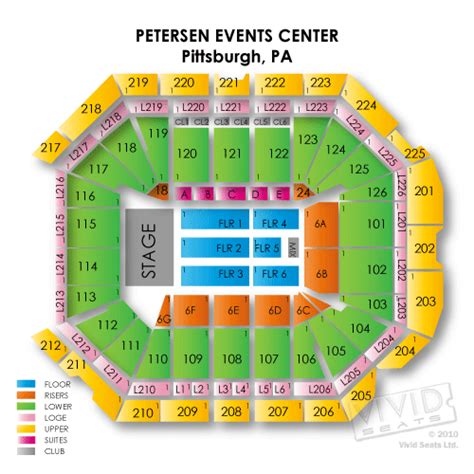 Petersen Events Center Seating Chart | Vivid Seats